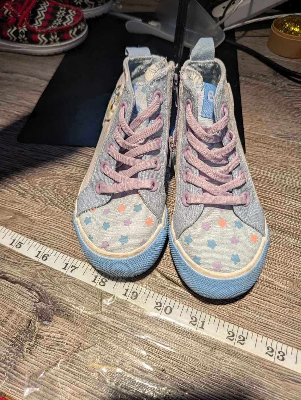 Bluey And Bingo Ground Up High Tops Sneakers Toddler Size 8